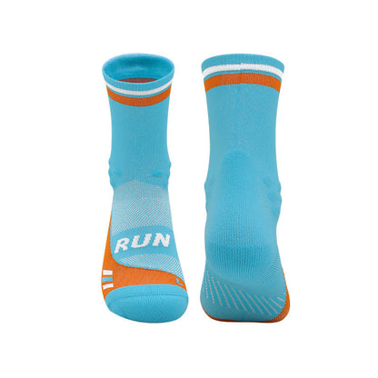 Atmungsaktive, schnelltrocknende Viertel-Kompressionssocken (4 Paar) - Blau - EU39-44 (US6-10) - image 8