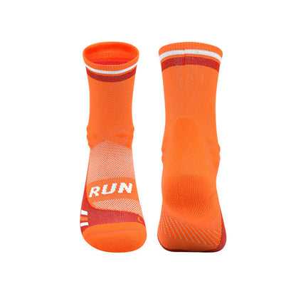 Atmungsaktive, schnelltrocknende Viertel-Kompressionssocken (4 Paar) - Orange - EU39-44 (US6-10) - image 4