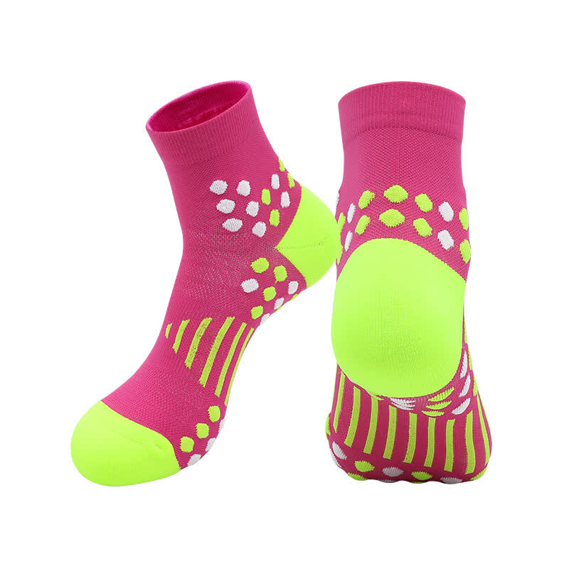 Knöchel-Kompressionssocken zum Radfahren mit gezielter Unterstützung (4 Paar) - Rosa - EU39-44 (US6-10) - image 12