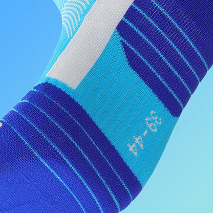 Kompressionssocken zum Laufen mit Grafikdruck (4 Paar)