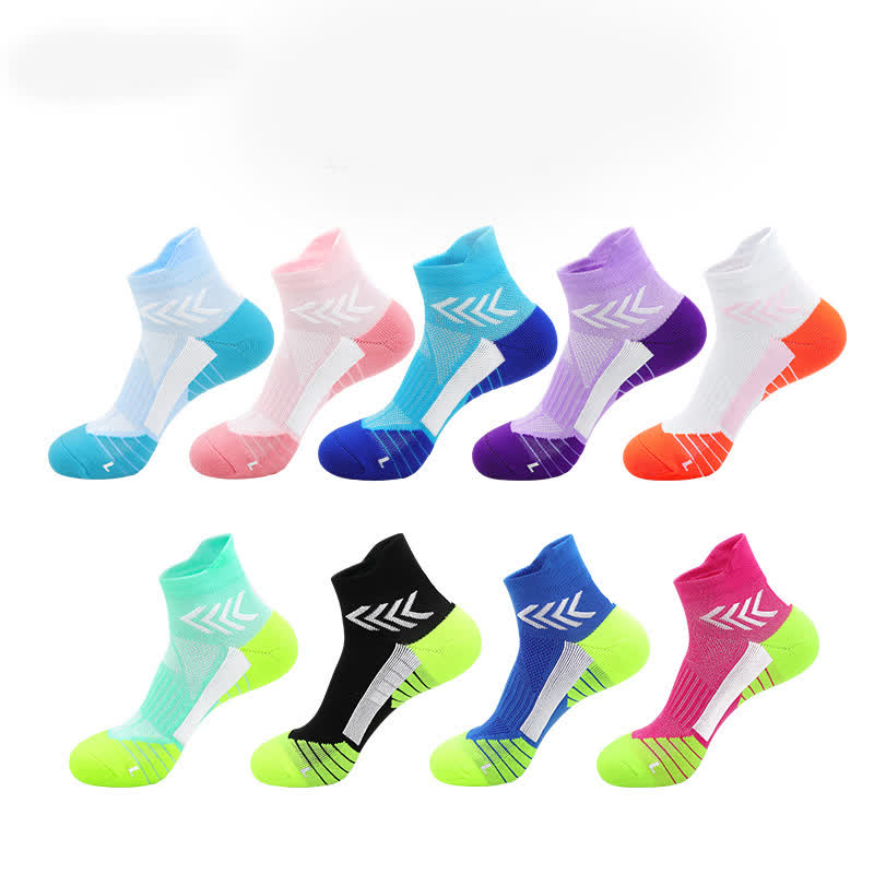 Kompressionssocken zum Laufen mit Grafikdruck (4 Paar)