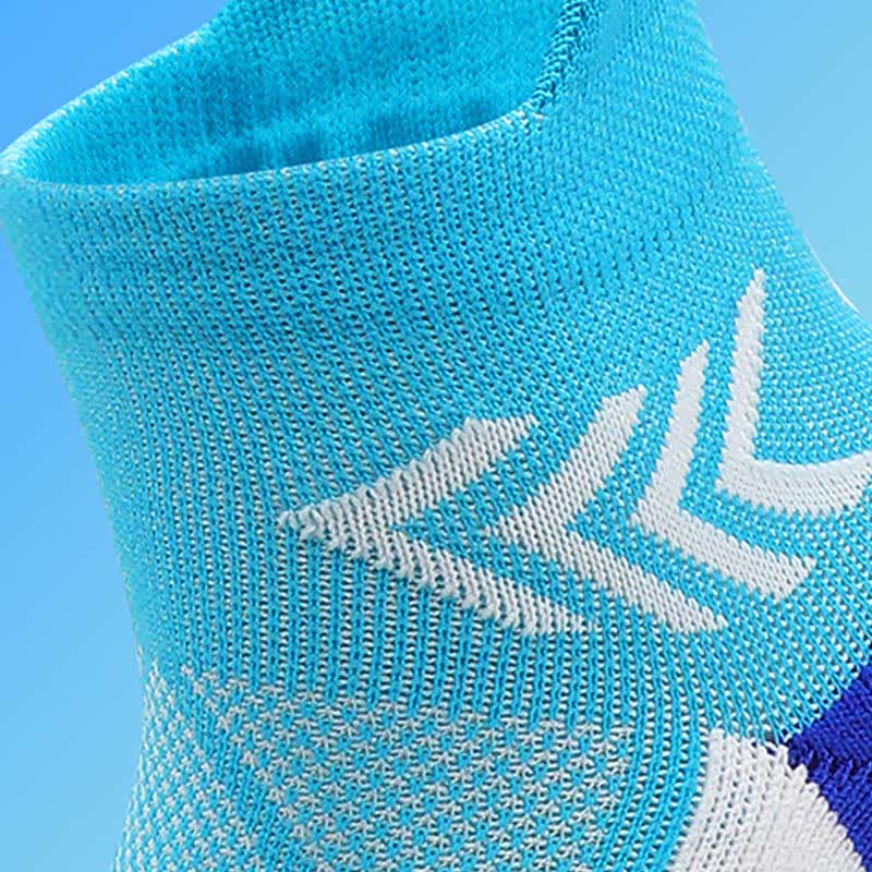 Kompressionssocken zum Laufen mit Grafikdruck (4 Paar)