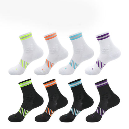 Atmungsaktive Sport-Radsport-Kompressionssocken (4 Paar)