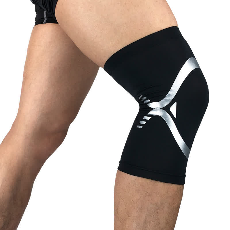 Atmungsaktive elastische Kompressions-Sport-Knieschoner - image 2