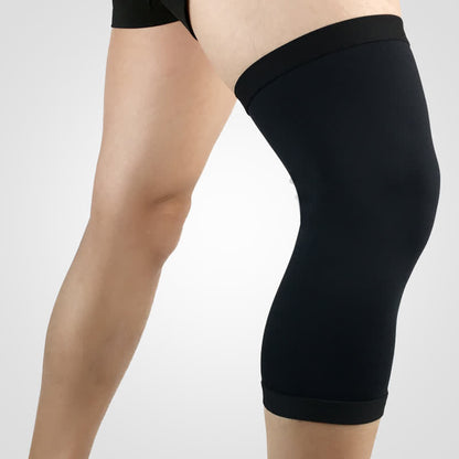 Atmungsaktive elastische Kompressions-Sport-Knieschoner - Schwarz - XL - image 0
