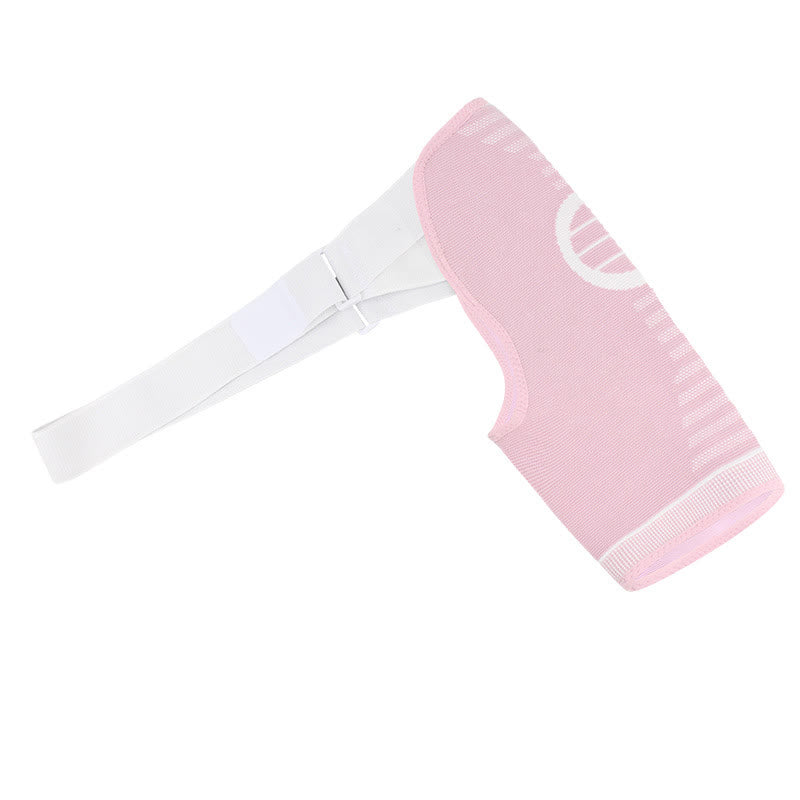 Hochelastische, verstellbare Kompressions-Schulterstütze - Rosa - L/XL - image 5