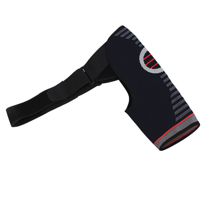 Hochelastische, verstellbare Kompressions-Schulterstütze - Schwarz - L/XL - image 3