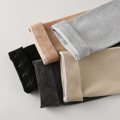 Wadenstulpen mit Steigbügel aus reiner Baumwolle - image 2