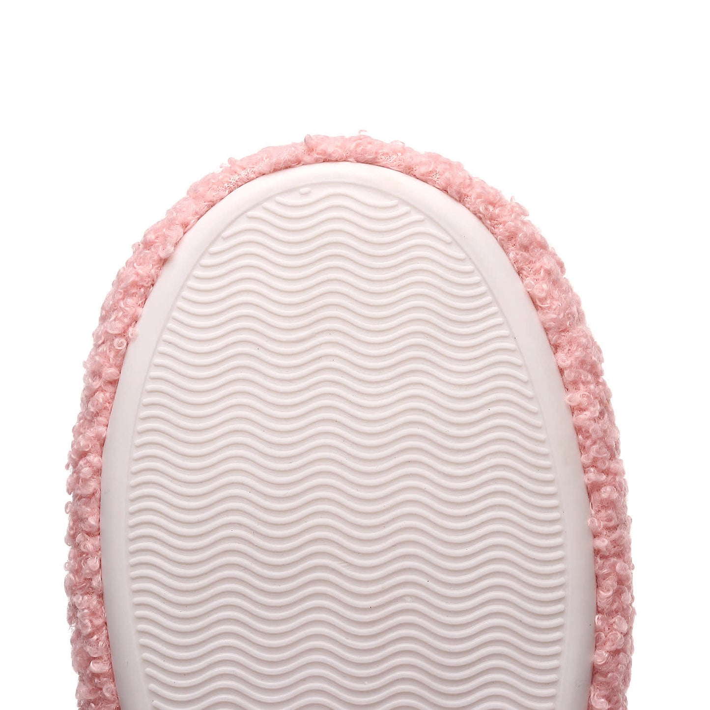 Pfirsichfarbene Plüschhausschuhe in Übergröße - image 12