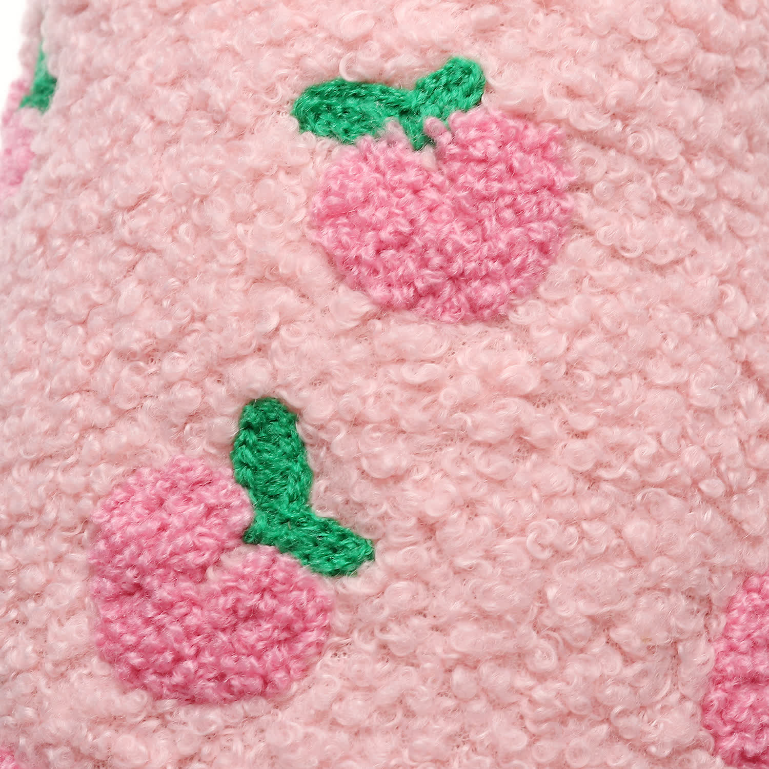 Pfirsichfarbene Plüschhausschuhe in Übergröße - image 10