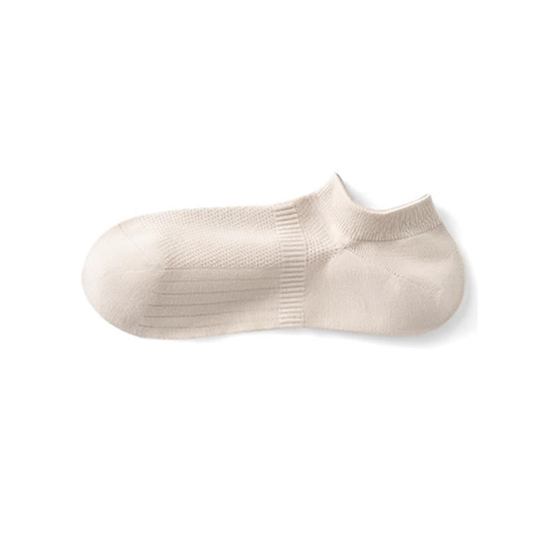 Atmungsaktive, schweißableitende Füßlinge aus Baumwolle (7 Paar) - Khaki - EU39-44 (US6-10) - image 5
