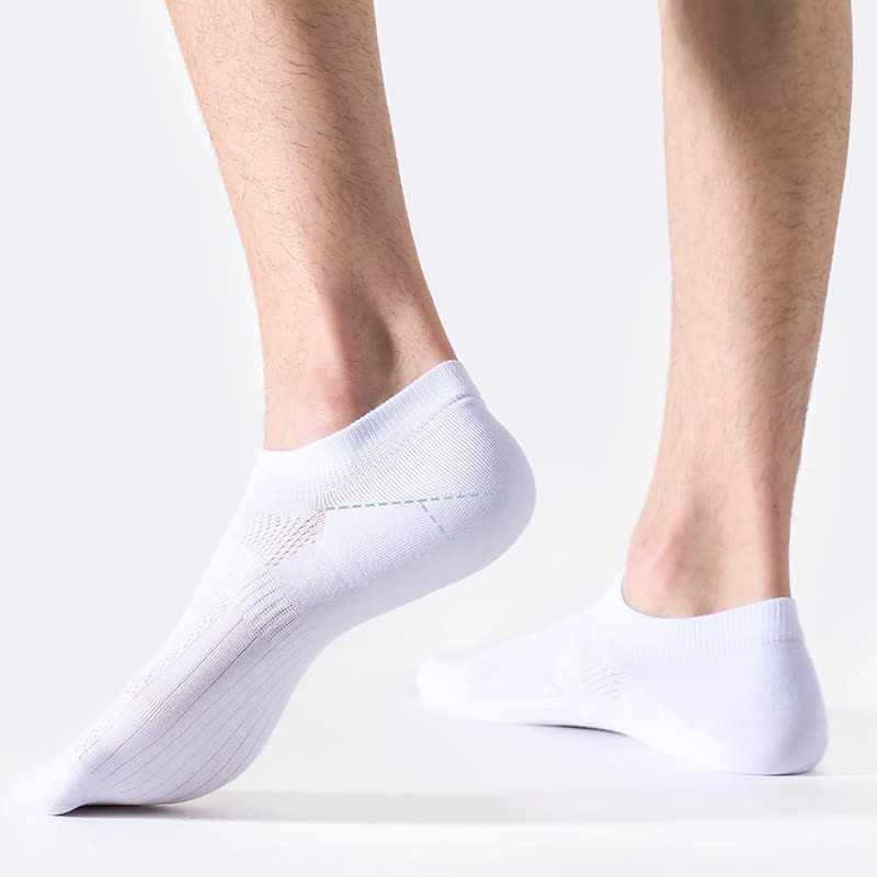 Atmungsaktive, schweißableitende Füßlinge aus Baumwolle (7 Paar)