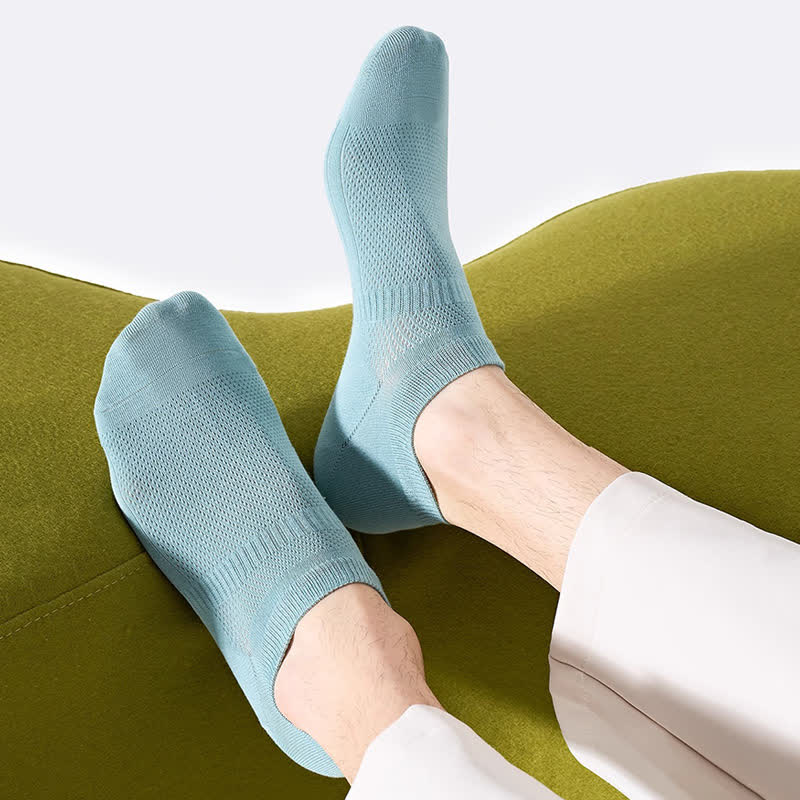 Atmungsaktive, schweißableitende Füßlinge aus Baumwolle (7 Paar)