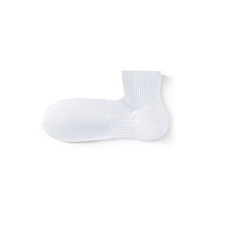 Einfarbige, atmungsaktive Basic-Söckchen aus Baumwolle mit Netzstoff (6 Paar)