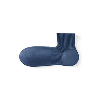 Einfarbige, atmungsaktive Basic-Söckchen aus Baumwolle mit Netzstoff (6 Paar)