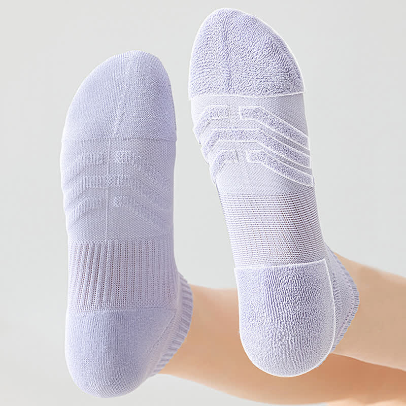 Einfarbige Sport-Füßlinge aus Baumwolle (7 Paar)