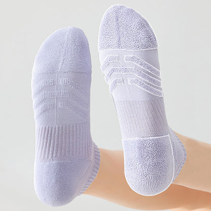 Einfarbige Sport-Füßlinge aus Baumwolle (7 Paar)