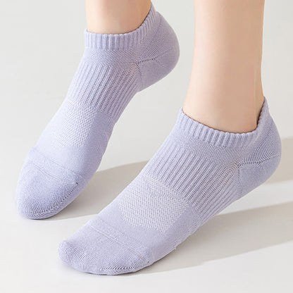 Einfarbige Sport-Füßlinge aus Baumwolle (7 Paar)