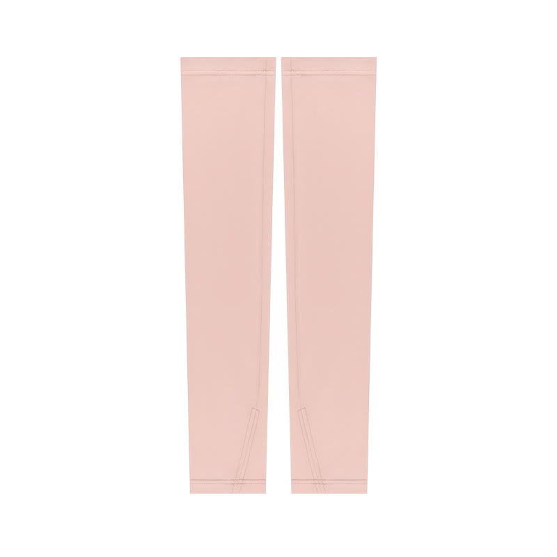 Elastische, atmungsaktive Armstulpen zum Sonnenschutz im Freien - Rosa - XL - image 4