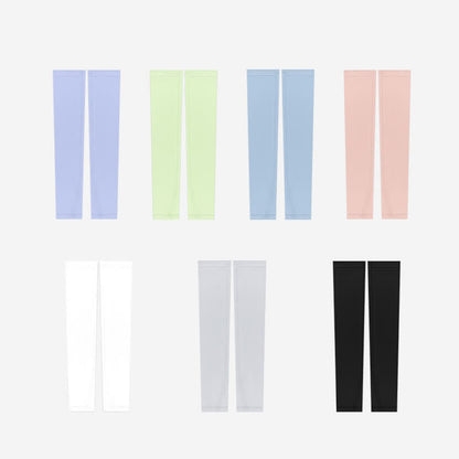 Elastische, atmungsaktive Armstulpen zum Sonnenschutz im Freien