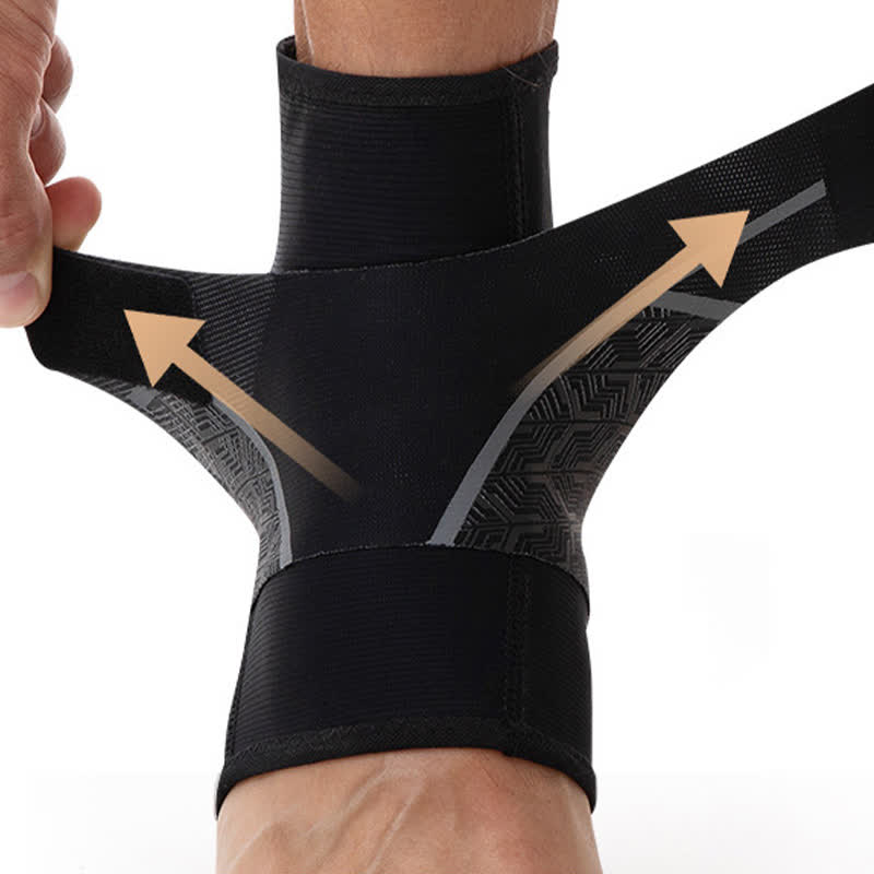 Atmungsaktive Knöchelstützen mit verstellbarem Riemen