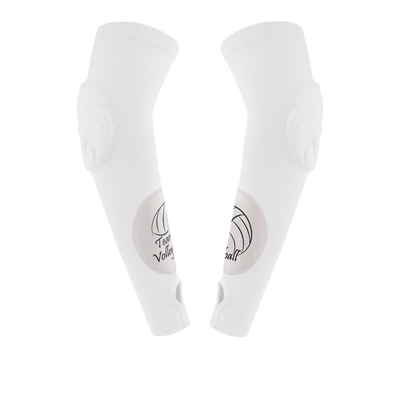 Fingerschlaufen-Sportarm-Kompressionsmanschette - Weiß - XL - image 8