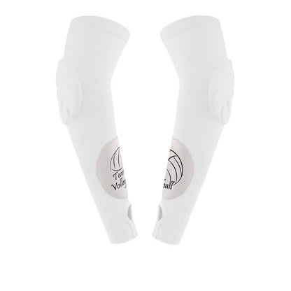 Fingerschlaufen-Sportarm-Kompressionsmanschette - Weiß - XL - image 8