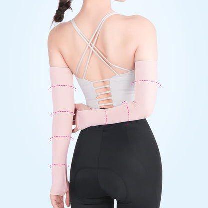 Sonnenschutz-Armmanschetten mit Fingerschlaufe