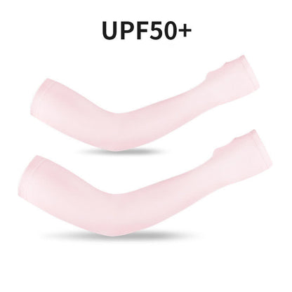 Sonnenschutz-Armmanschetten mit Fingerschlaufe - Rosa - L - image 6