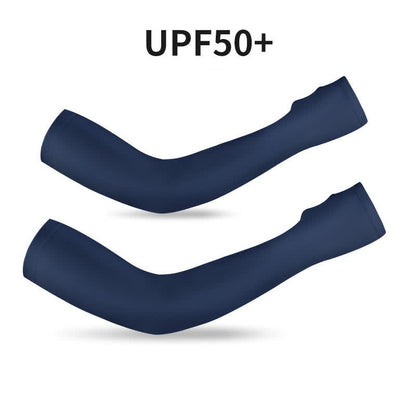 Sonnenschutz-Armmanschetten mit Fingerschlaufe - Dunkelblau - XXL - image 12