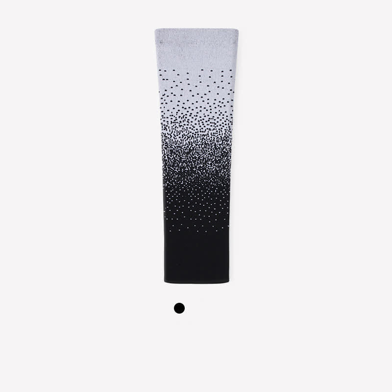 Atmungsaktive Sport-Oberschenkelstulpen mit Farbverlauf - Schwarz - XL - image 8