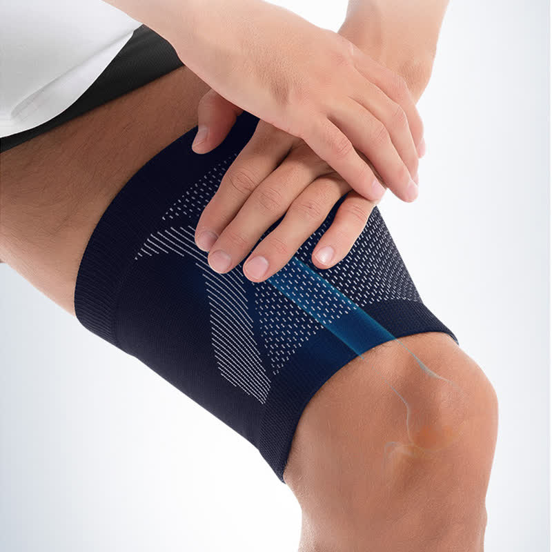 Sportliche Anti-Rutsch-Kompressions-Oberschenkelmanschette