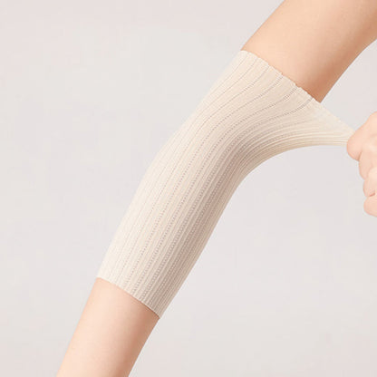 Nahtlose Armmanschetten aus Eisseide (2 Paar)