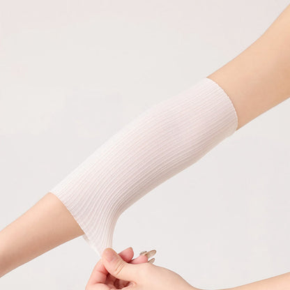 Nahtlose Armmanschetten aus Eisseide (2 Paar)