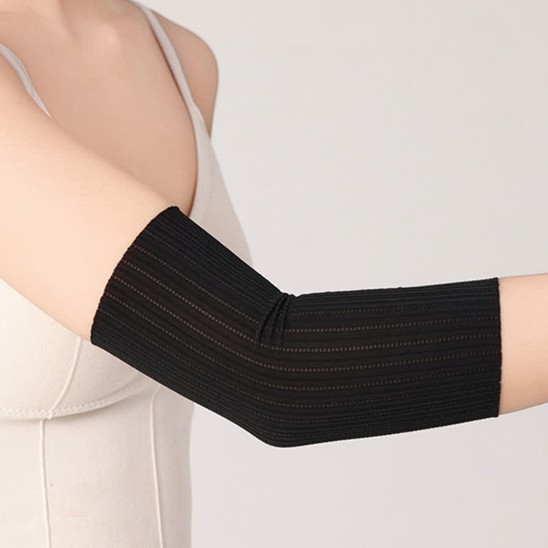 Nahtlose Armmanschetten aus Eisseide (2 Paar)