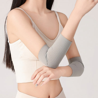 Nahtlose Armmanschetten aus Eisseide (2 Paar)