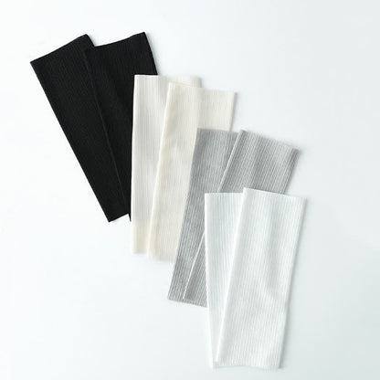 Knöchelmanschetten aus Weizen-Jacquard-Eisseide (2 Paar)