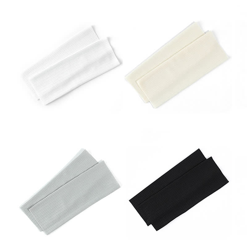 Knöchelmanschetten aus Weizen-Jacquard-Eisseide (2 Paar)