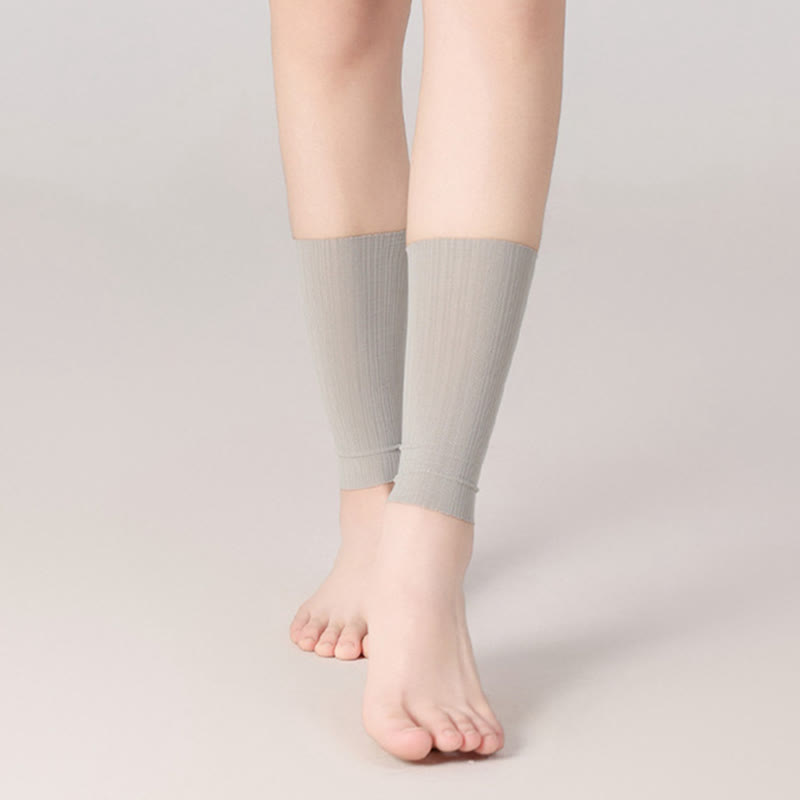 Knöchelmanschetten aus Weizen-Jacquard-Eisseide (2 Paar)