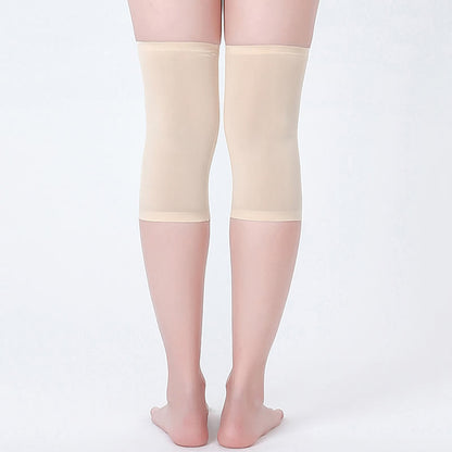 Rutschfeste, nahtlose Kniebandagen aus Maulbeerseide