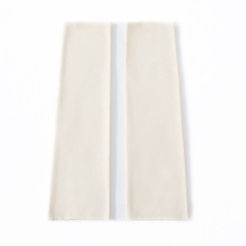 Einfarbige, atmungsaktive Wadenmanschetten - Beige - XL - image 8