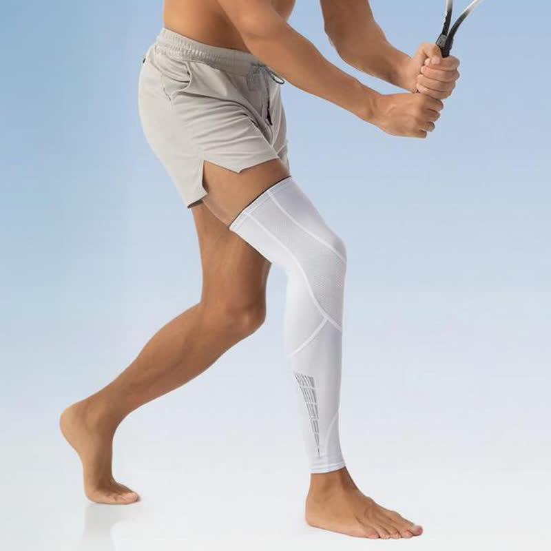 Reflektierende, rutschfeste Kompressions-Oberschenkelmanschetten für Radsport - image 3