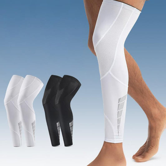 Reflektierende, rutschfeste Kompressions-Oberschenkelmanschetten für Radsport - image 1