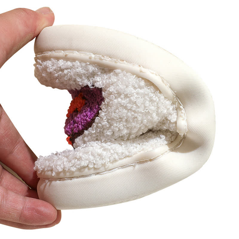 Hausschuhe mit Halloween-Element-Print in Übergröße - image 7