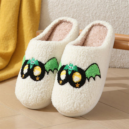 Übergröße Halloween Cartoon Maske Hausschuhe - Grün - EU43-44 (US9-10) - image 11