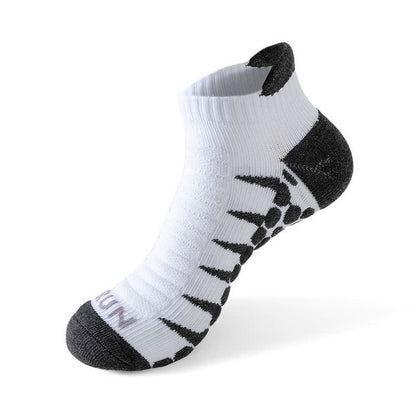 Knöchel-Kompressionssocken mit Griff für Workout in Übergröße (5 Paar) - Weiß - EU40-46 (US7-12) - image 5