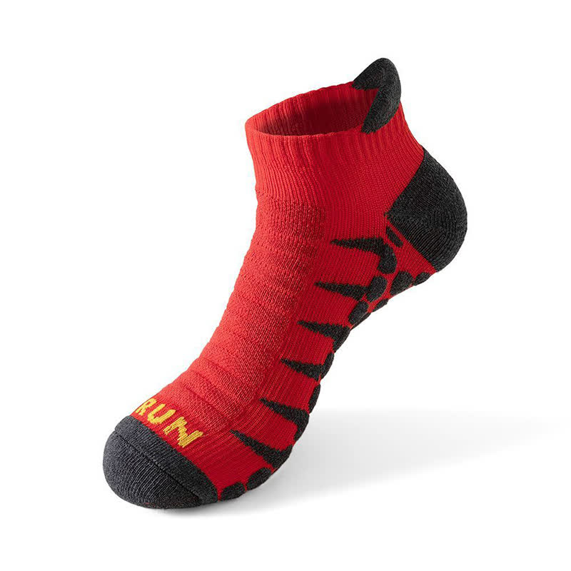 Knöchel-Kompressionssocken mit Griff für Workout in Übergröße (5 Paar) - Rot - EU40-46 (US7-12) - image 7