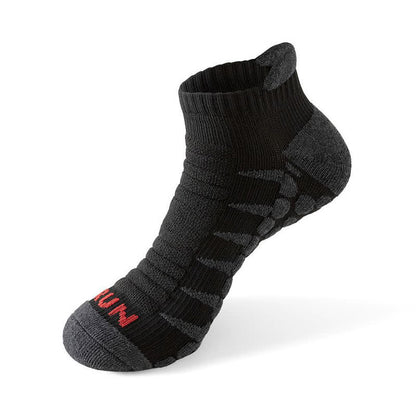 Knöchel-Kompressionssocken mit Griff für Workout in Übergröße (5 Paar) - Schwarz - EU40-46 (US7-12) - image 4