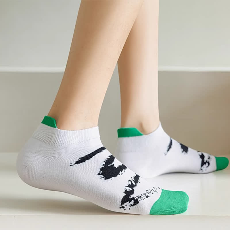 Knöchel-Kompressionssocken mit Tintenpinsel in Übergröße (5 Paar) - image 3