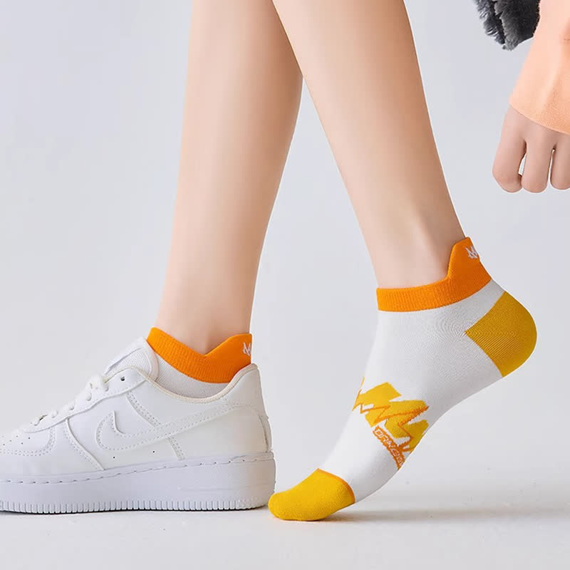 Geometrische Knöchelkompressionssocken aus Baumwolle (5 Paar) - image 6